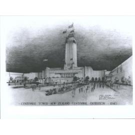 Centennial Tower - New Zealand Centennial Exhibition