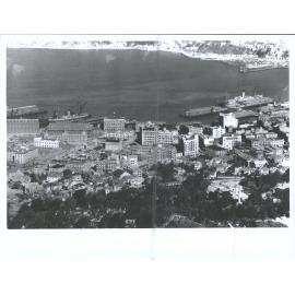 View across Wellington City and harbour