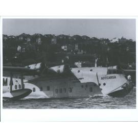 Aotearoa inaugurates regular Trans-Tasman Service, Sydney, Tasman Empire Airways flying boat ZK-AMA