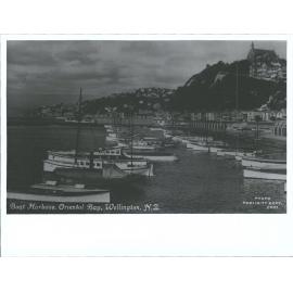 Boat Harbour, Oriental Bay, Wellington, N.Z.