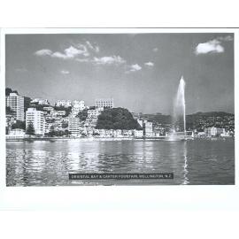 Oriental Bay & Carter Fountain, Wellington, N.Z.