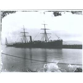 Ship docked at Stewart Island