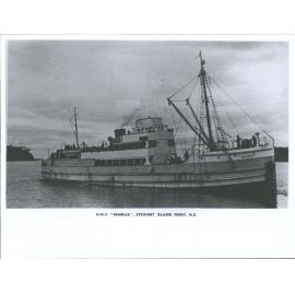 G.M.V. "Wairua", Stewart Island Ferry, N.Z.