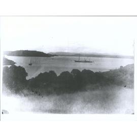 Hinemoa at Anchor in Paterson Inlet