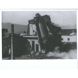 Post office being demolished