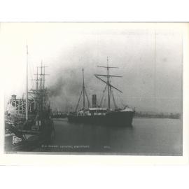 S.S. Pukaki Leaving Westport