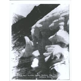 Terminal Face, Stocking Glacier, Southern Alps, N.Z.
