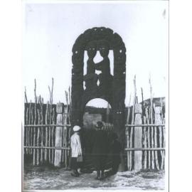 "The Carved Gateway to the Model Pa"