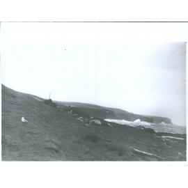 Wreckage site of graves of victims of "Derry Castle" shipwreck