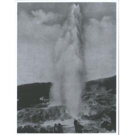 "The Great Wairoa Geyser", Whakarewarewa, N.Z.
