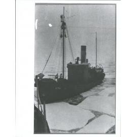 Whaling ship in ice