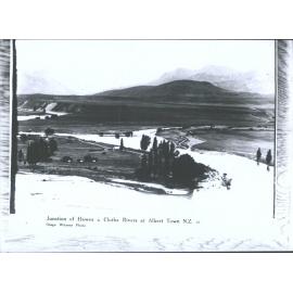Junction of Hawea + Clutha Rivers