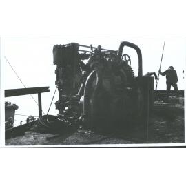 Whaling ship winch