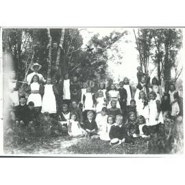 Tahatika School, in the bush