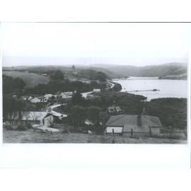 View of Taieri Mouth, Looking Inland