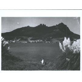 McLeod's Bay, Whangarei Heads, looking across the skyline towards Mt. Aubrey