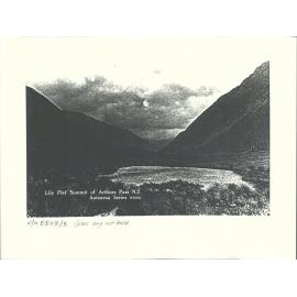 Lily Flat Summit of Arthur's Pass, NZ