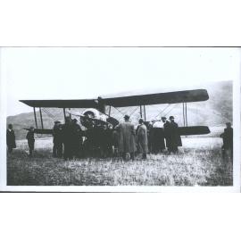 First aeroplane to visit Roxburgh