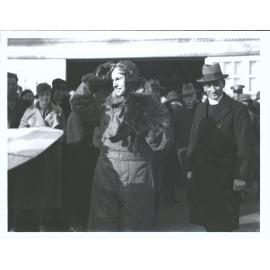 Jean Batten in flying gear