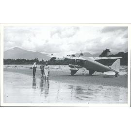 West Coast Mail lands on the beach