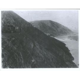 Old slip road opposite Awakino River