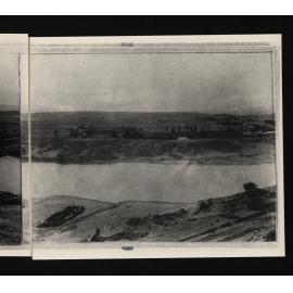Golden Beach Hydraulic Co - Dredging c.1900. Vicinity of Alexandra [Part 3 of 3 part panorama]