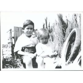 Terence Baxter & James K Baxter at Kuri Bush