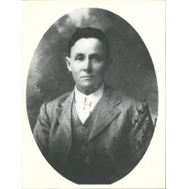 Amy Bock in male attire