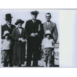 Burges, Captain J.W. [and family?]