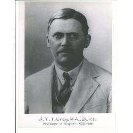 GREIG, J. Y. T. Ltd. Professor of English