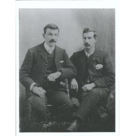 HANCOCK, Thomas. Cabinet card: photo, A. Thomson, Lawrence
