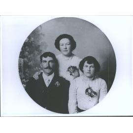 Mr and Mrs Duke Iverson, and Bridesmaid