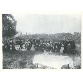 Garden Party at Miss Jeassie Prestons for William Massey, P.M.