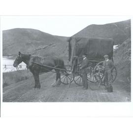 Photographer Charles Edward Merrie on the peninsula road