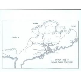Sketch map of Kwang - Tung Province, China
