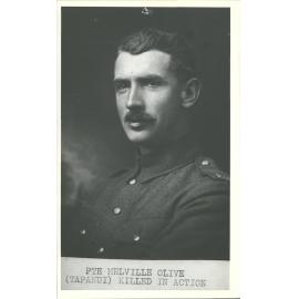 OLIVE, Pte Melville (Tapanui) Killed in action