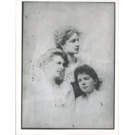 Elizabeth Reid, Barbara, later Barr,  & Belle  Landels