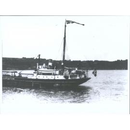 Ellsworth Expedition ship in harbour