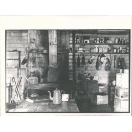 Interior of Sir Ernest Shackleton's Hut