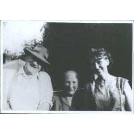 Mr Alex. Thomson "Miss Gladys Currie (his Housekeeper for many years) "Wairongoa" North Taieri