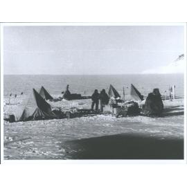 Northern Victoria Land Expedition camp on the leap Year Neve