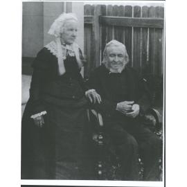 James Watkin in his old age and Mrs Watkin (Hannah Entwhistle)