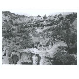 "Maori camp at No. 1 Outpost"