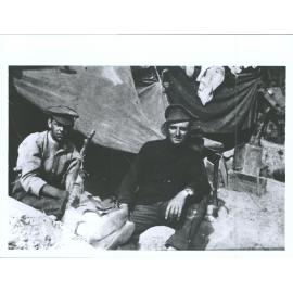 Dave Heggie (on left) with friend on Walkers