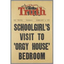 "Schoolgirl's visit to 'orgy house' bedroom"