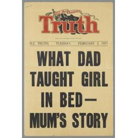 "What dad taught girl in bed - mum's story"