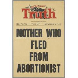 "Mother who fled from abortionist"
