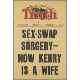 "Sex-swap surgery - now Kerry is a wife"