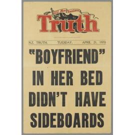 " "Boyfriend" in her bed didn't have sideboards"
