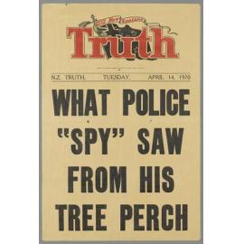 "What police "spy" saw from his tree perch"